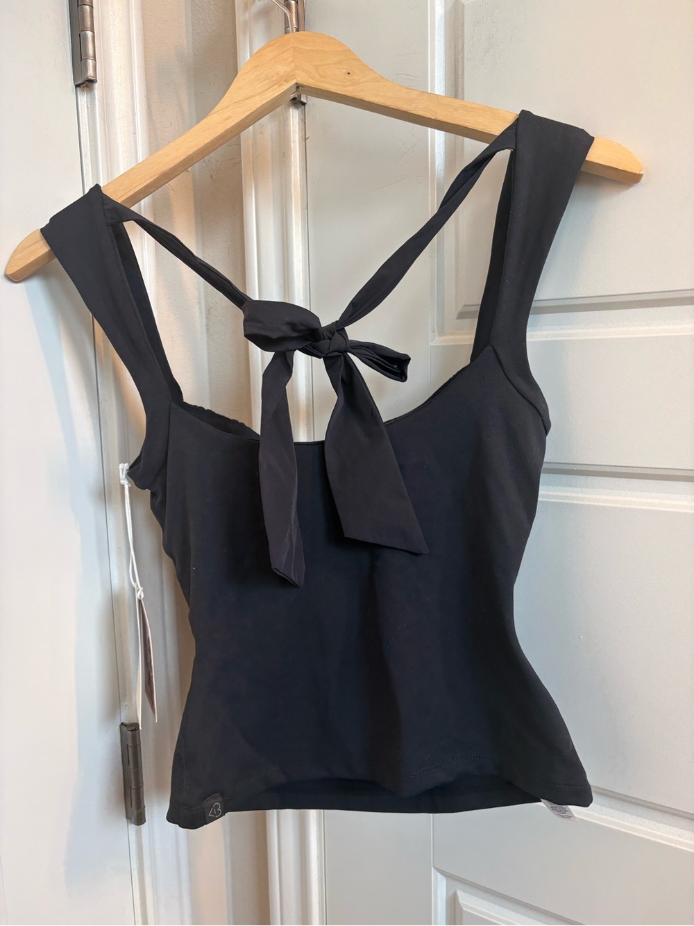 Blogilates Bow Back Tank Top in Black Size XS